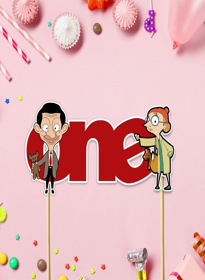 Seyal® Birthday Party Decoration - Mr.Bean One Cake Topper - Image 3